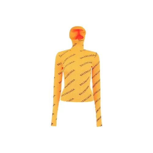 Balenciaga Свитер Slim Fit Женский Желтый