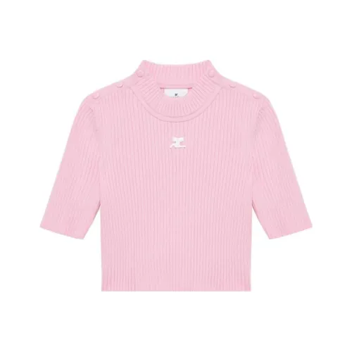 COURREGES Розовые Женские Свитеры
