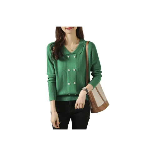 BLUE PORT Свитер Женский Зеленый