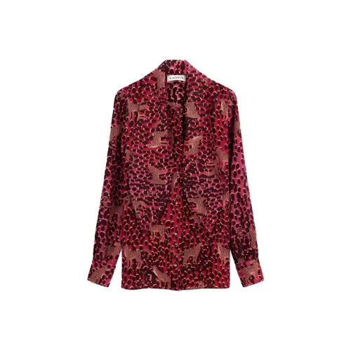 Lanvin Женские Рубашки Красного Цвета