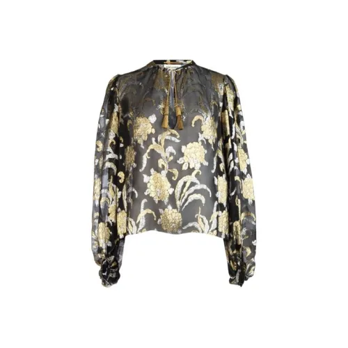 SAINT LAURENT Черные Женские Рубашки