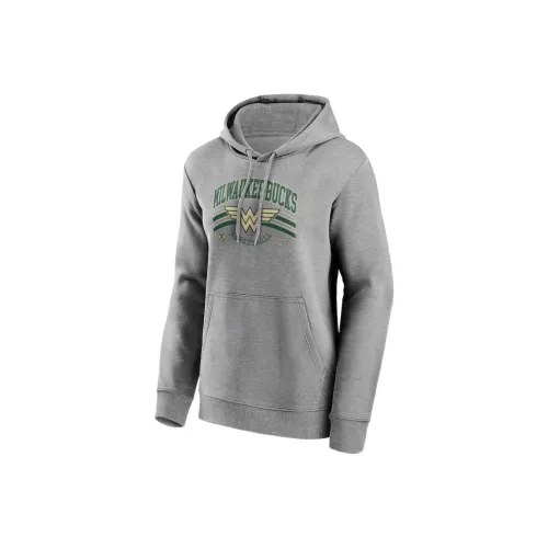 NBA Milwaukee Bucks DC Чудеса Женская Толстовка Женская Серого цвета