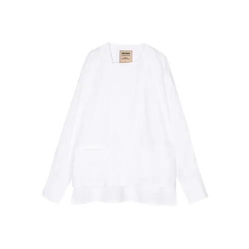 UMA WANG SS24 Рубашка Женская Белая