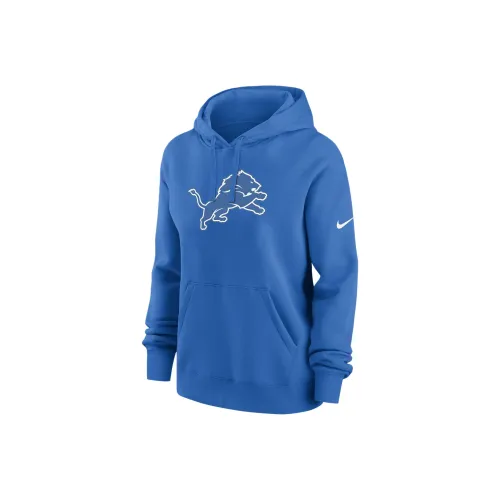 nike Detroit Lions Club Detroit Lions Club Толстовка Женская Синяя