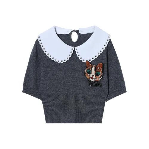 TCH Темно-серые Женские Свитеры