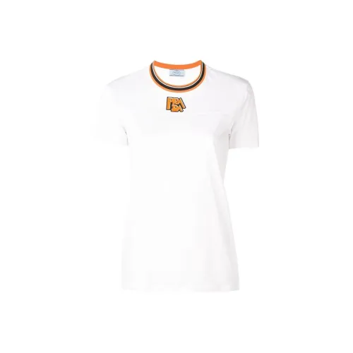 PRADA SS23 T Рубашка Женская Белая