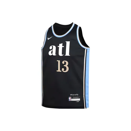 NBA Atlanta Hawks Nike Bogdan Bogdanović Баскетбольная Джерси Мужская Черная