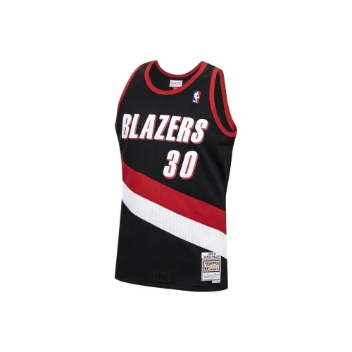 NBA x MITCHELL NESS Portland Trail Blazers Rasheed Wallace Баскетбольная Джерси Мужская Черная