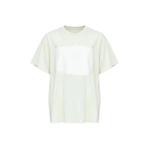 MM6 Maison Margiela совместная брендированная рубашка T Женская Светло-зеленая