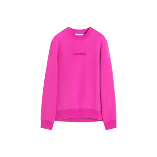 Lanvin SS24 Свитшот Женский Фуксия