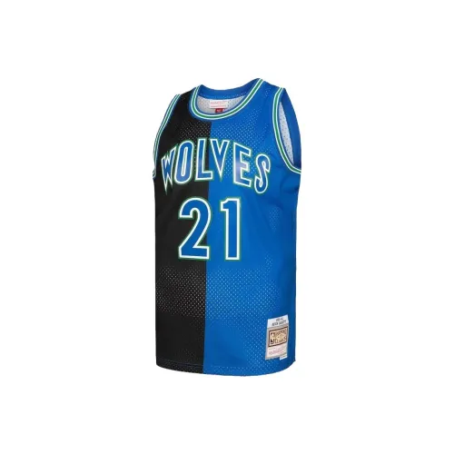 NBA Minnesota Timberwolves MITCHELL NESS Баскетбольная Джерси Мужская Черная