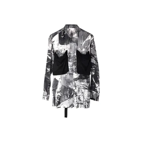Yohji Yamamoto Черные Женские Рубашки