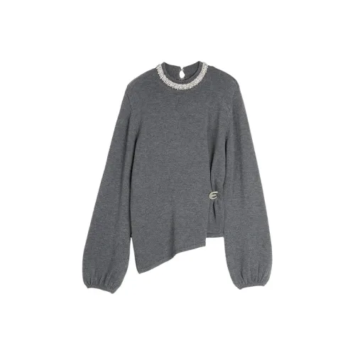 Elle Темно-серые Женские Свитеры