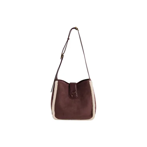 JACD ПУ (полиуретан) Сумка через плечо Сумка на плечо Стандартная Женская Шоколад