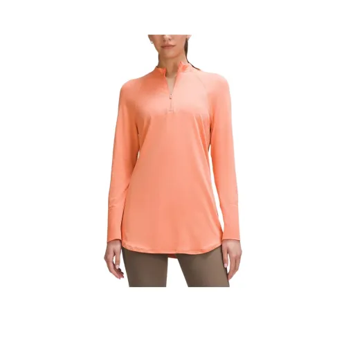 lululemon T-Shirt Женская Коралловый Желтый