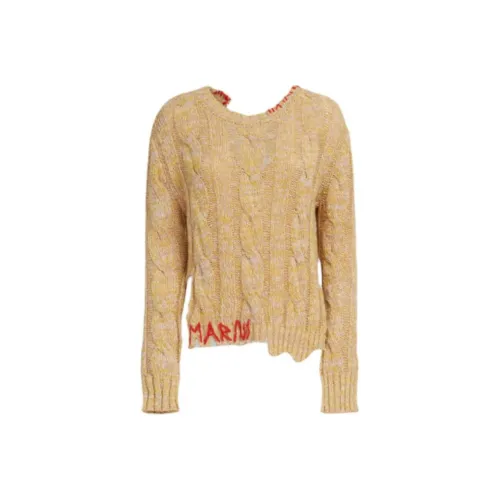 MARNI Желтые Женские Свитеры