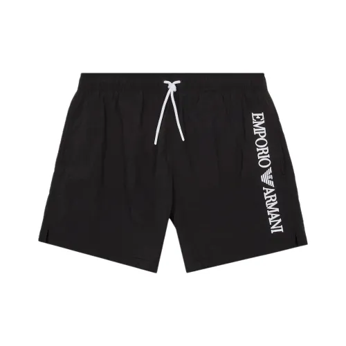 EMPORIO ARMANI Повседневные шорты Мужские Черные