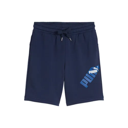 PUMA Темно-синие мужские повседневные шорты