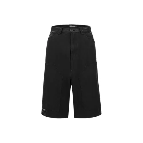 EVISU Kuro 2025 Весна Повседневные шорты Мужские Черные