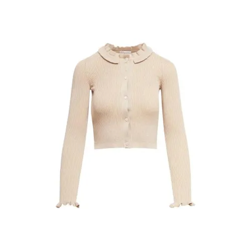 RED VALENTINO Телесный Золотой Женские Свитеры