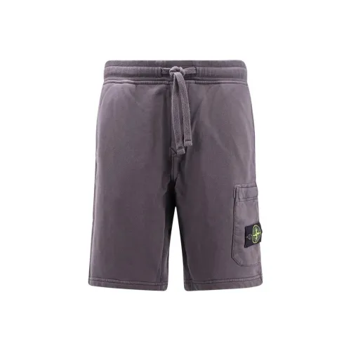 STONE ISLAND Серые Мужские Повседневные Шорты