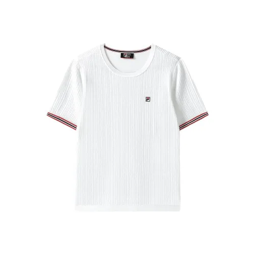 FILA Стандартный белый Женские футболки