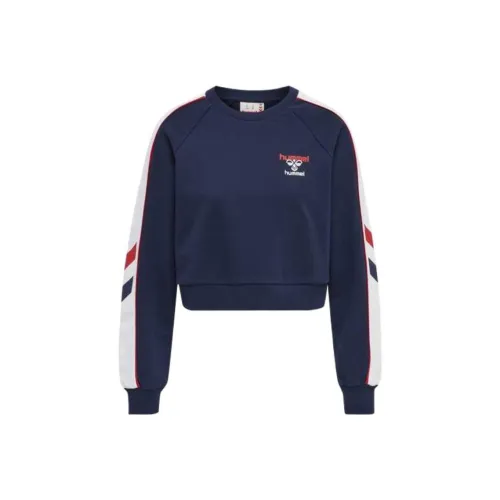 Hummel Durban WOMAN Crop Толстовка Женская Темно-синяя