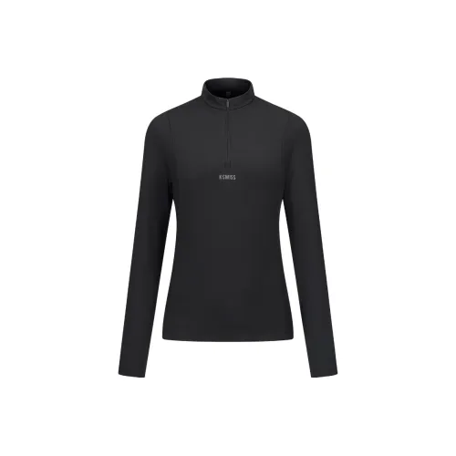 K·SWISS Черные Женские T-рубашки