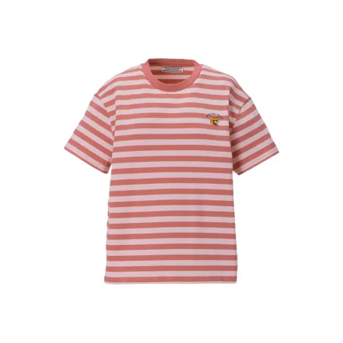 Onitsuka Tiger T-Shirt Женская Розовая Светло-Розовая