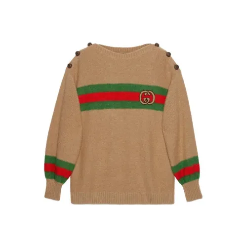 GUCCI Коричневые Женские Свитеры