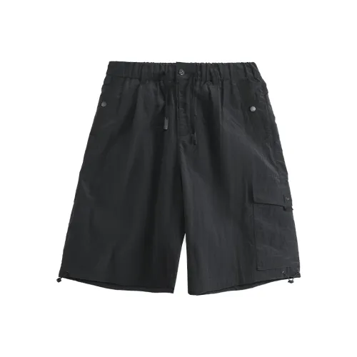 PUSH HZC Повседневные шорты Мужские Черные