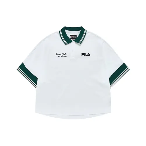 FILA FUSION Стандартный белый Женские Поло