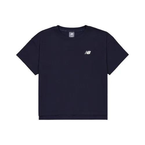 New Balance 9BOX n2 Темно-синие Женские T-рубашки