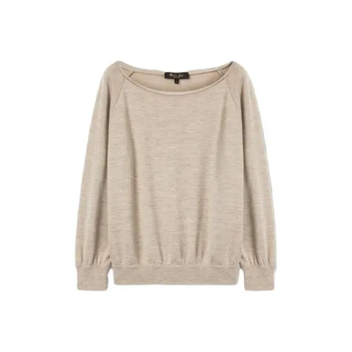 Loro Piana Cocooning Свитшот Свитер Женский Коричневый