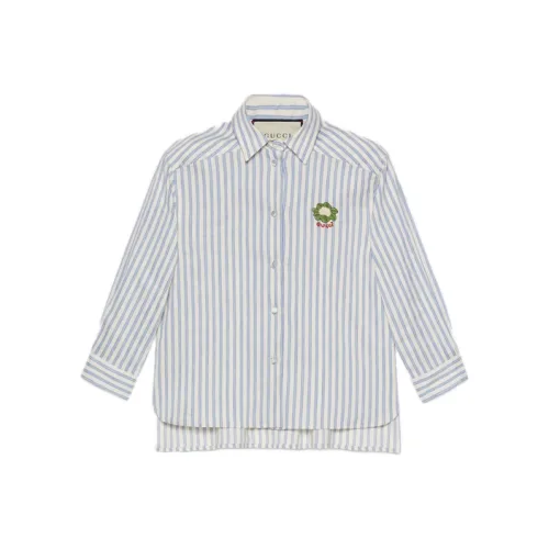 GUCCI Светло-синие Женские Рубашки