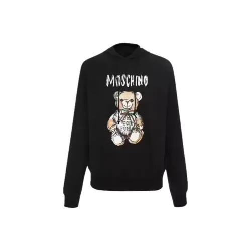 MOSCHINO Толстовка Женская Черная