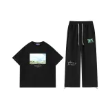 Черный топ + Черные брюки