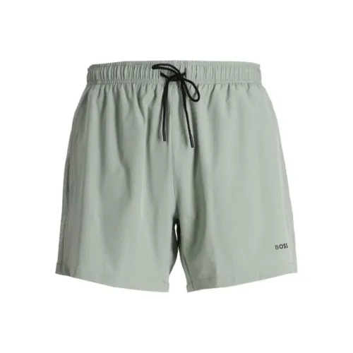 Hugo Boss Повседневные шорты Мужские Зеленые