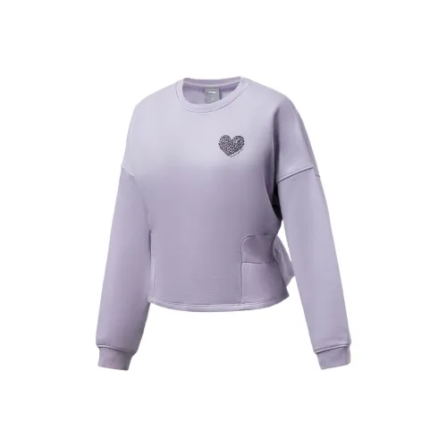 LINING Fitness Series, винный фиолетовый, женские толстовки