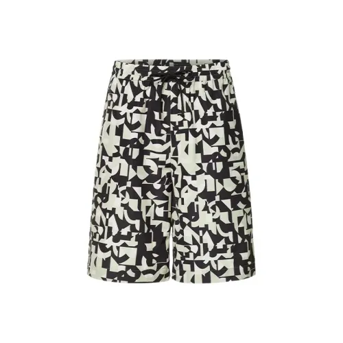 MACKAGE DANTE Повседневные шорты Мужские Черный с принтом