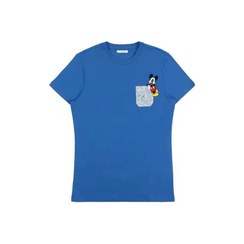 Цвет айсберга, синий, женские футболки