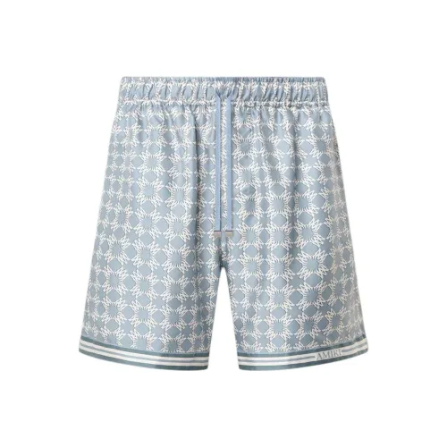 AMIRI FW24 Повседневные шорты Мужские Серый Синий