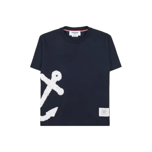 THOM BROWNE Морской Синий Женские T-Рубашки