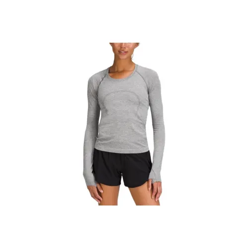 lululemon Swiftly Tech Белый Сланец Женские T-рубашки