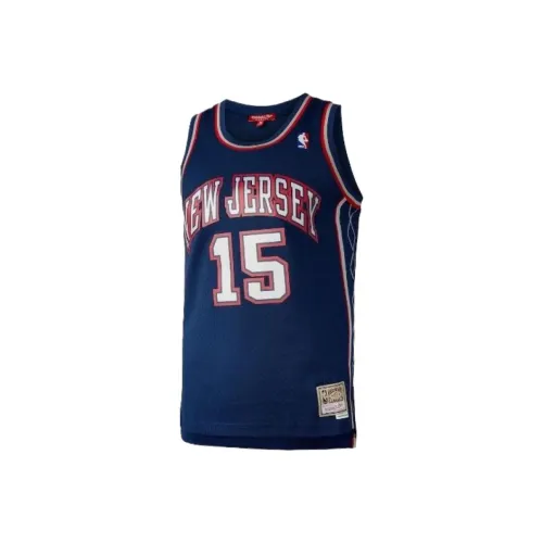 NBA MITCHELL NESS VINCE Carter Баскетбольная Джерси Женская Морской Синий