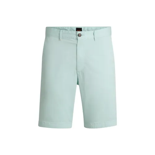 Hugo Boss Повседневные шорты Мужские Светло-синие