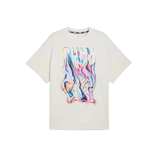 PUMA Stewie T Рубашка Женская Парообразный Серый Смешанный Цвет