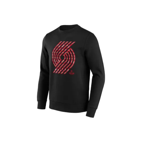 NBA Portland Trail Blazers Рождество JUMPER GRAPHIC CREW Баскетбол Джерси Мужской Черный