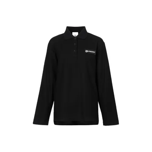 Burberry Поло Женское Черное