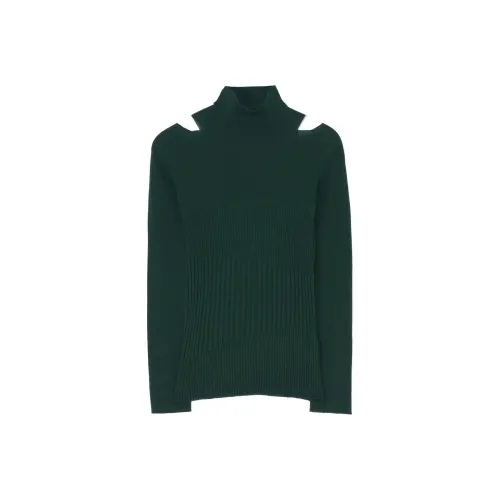 Yohji Yamamoto Ground Y Co-brand FW24 Свитер Женский Темно-зеленый